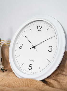 现代客厅简约挂钟北欧风创意静音时钟卧室表挂墙钟表客厅2.022新