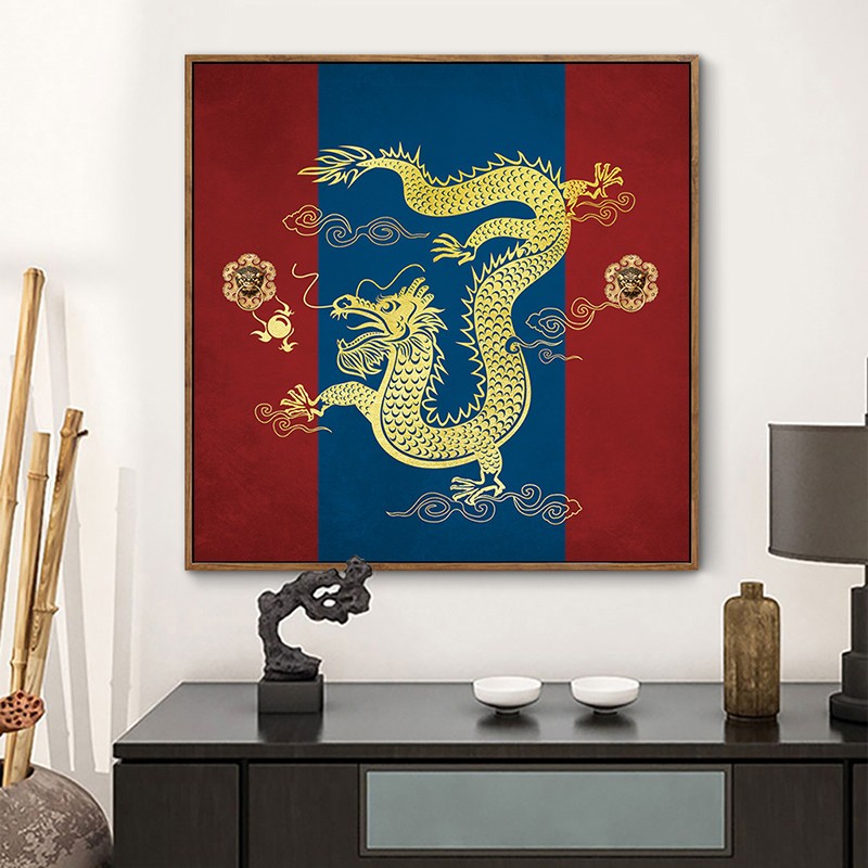 中国风装饰画g民族风酒店餐厅宾馆玄关挂画创意新中式壁画走廊墙图片