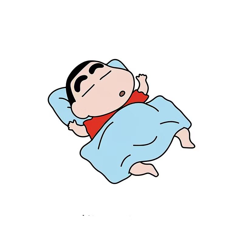 蜡笔小新防水浴室镜柜橱窗墙贴