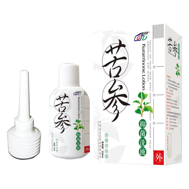 盖天灵苦参抑菌洗液220ml/瓶男女通用私处护理洗液065336