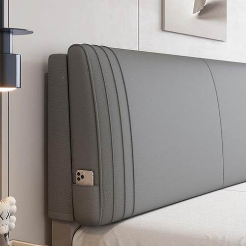 科技ZWH新布床头软包靠垫卧室榻米靠背垫榻靠实木海绵大床头款床