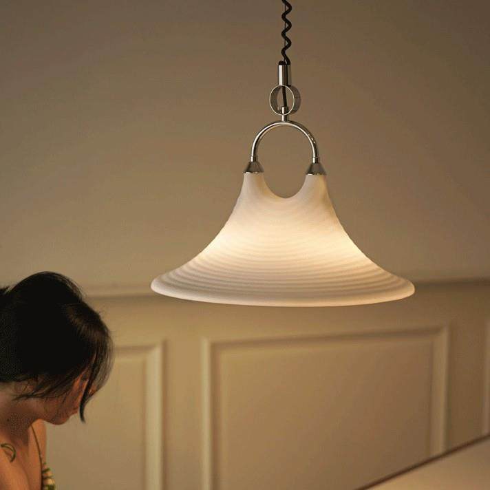 中古餐厅吊灯室复古彩绘喇卧叭氛围感客314厅餐桌台过道床头吧小,家装灯饰光源,智能吊灯,淘宝优惠券,粉丝福利购,淘宝优惠卷