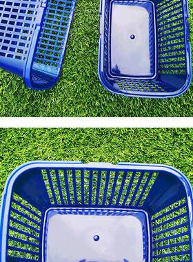 白色F96697SH熟胶-12斤2水果采篮摘草采莓篮杨梅篮手提篮桑葚摘筐