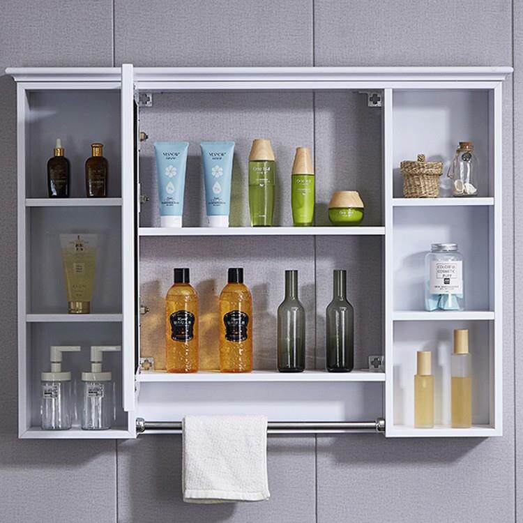 妆c镜s架卫生间防水储物收纳208柜浴室镜柜挂墙式箱带置物洗手间