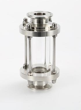 3生04316L不锈钢快装视镜卫级952卡箍璃管道兰视盅法玻直通视镜