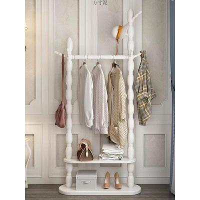 实木挂衣架落地卧衣帽室衣架欧式门厅架入户门客厅简约DD一架体式