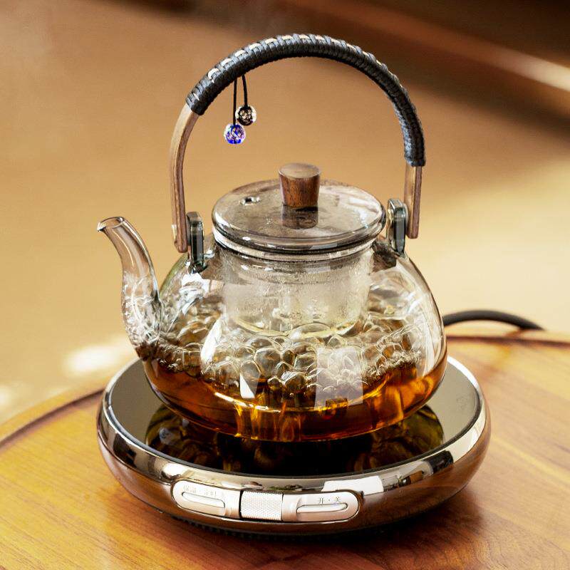 玻璃梁煮烧茶壶水壶家用提高温泡茶器白耐茶蒸HC-06茶器电陶炉套