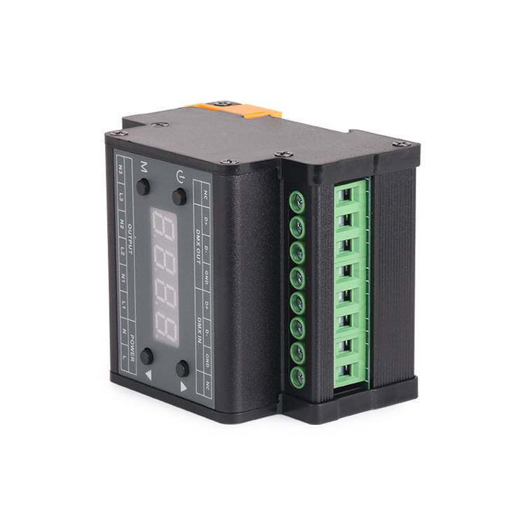 DMX可控硅调光器 大功率三路高压后切相位调光驱动 dmx512控制器