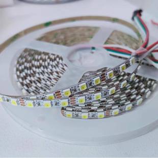 LED灯带WS2812B3551230灯幻彩软灯带2215V板宽5m白m光6500k