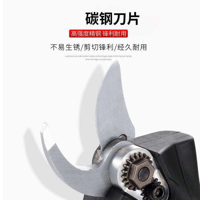 树电动剪枝机充电式HD修枝锂电剪剪枝枝剪果树高电剪子枝粗枝剪图片