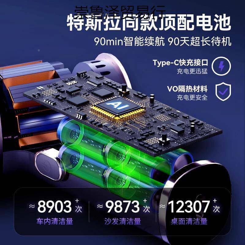 载尘器大吸力用车家用手持小型超强车内汽吸尘机525迷吸你