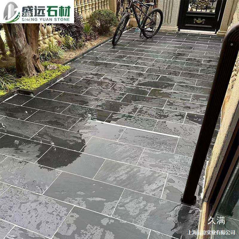 青石板别墅庭院阳台516石花园台文化防滑古广仿场户外露楼顶地砖