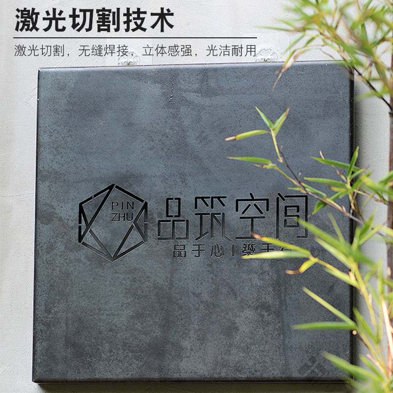 制作铁皮灯箱广告牌户外双面镂空LED广告灯箱不锈钢镂空发光灯箱