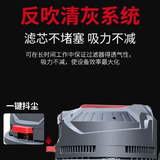 工业吸尘器380V大功率工业级车间仓库石子重粉尘吸尘器工业用