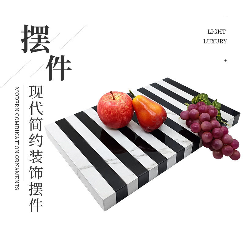简约现代样板间卧室飘窗组合摆件售楼处儿童房客厅茶几软装饰品