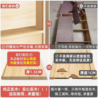 实木书架出租客厅儿VZS置物架书柜家多层卧室加用粗学生收纳房落