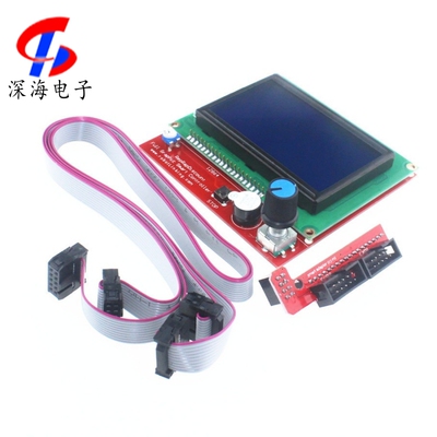 3d打印机配件LCD12864液晶控制屏1.4主板智能控制器屏带中文字库