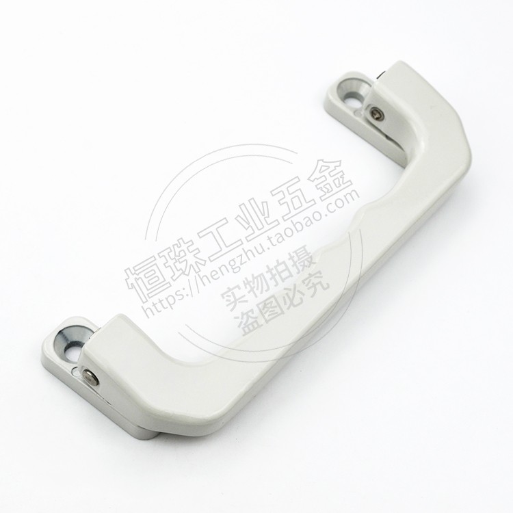 折叠拉手工具箱抽屉拉手 LS527 铝合金J拉手90设备限位拉手提手