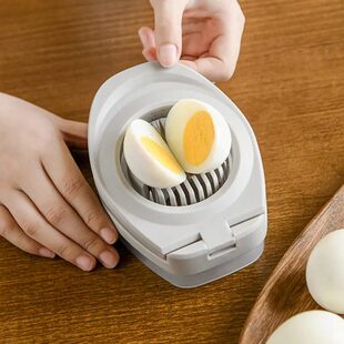 多功能切蛋器对半家用不锈钢鸡蛋切片神器花式切皮蛋四合一切割器