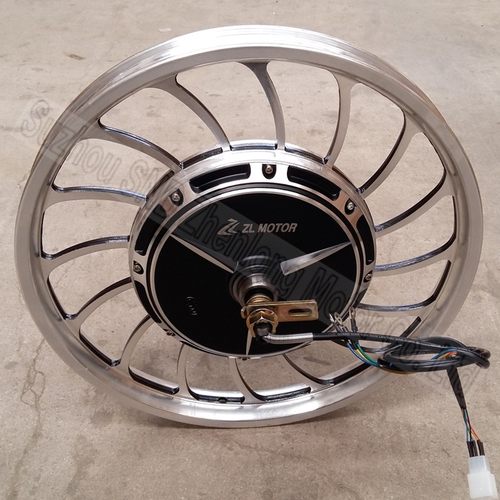 36V20寸500wl电动车改装电机 48V60V1000W 大功率观光车涨刹电机