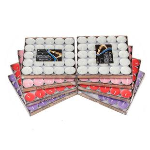 彩色香味茶蜡 饭店菜品加热 生日求婚浪漫表白无烟香薰小蜡烛