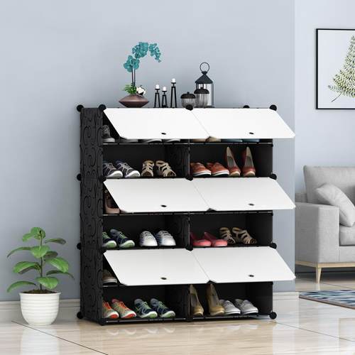 7K简易鞋架经济型家用家里人多功能小鞋柜省空间简约现代门厅