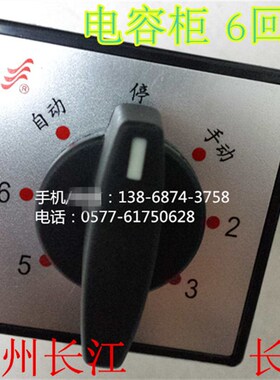 长信温州市长江电器开关厂六6回路电容换转换开关LW5D-16TM705/5