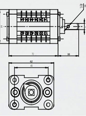 断路器辅助vs1(zn63)开关高压柜zw32真空开关F10-16II/LD8开8闭