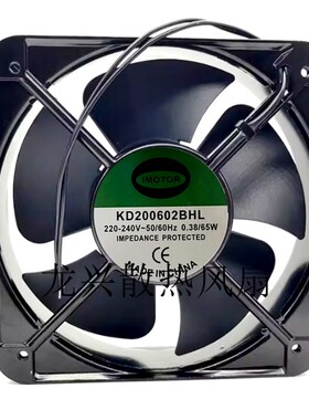 IMOTOR KD200602BHL 220-240V 0.38A 65W 20CM 20060风扇轴流风机