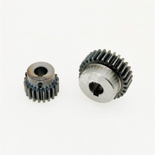 凸台碳钢1.25模10 11齿圆柱直齿轮米客B型1.25m正齿轮淬火热处理