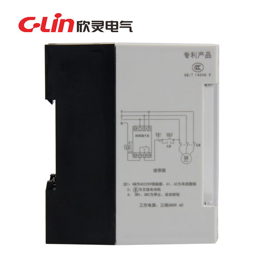 C-Lin欣灵HHD10-B(ABJ1-11W)缺相错相断相相序保护继电器三相380V