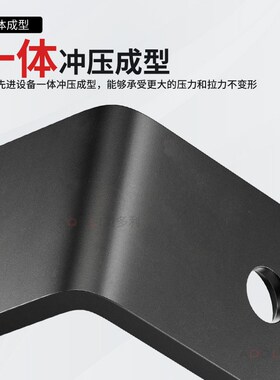 黑色不锈钢角码90度直角三角支架家具固定连接件层板托角铁片角架