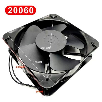 全新DGDWXS DS20060HBL 220VAC 0.45A 65W 电焊机柜散热风扇20cm