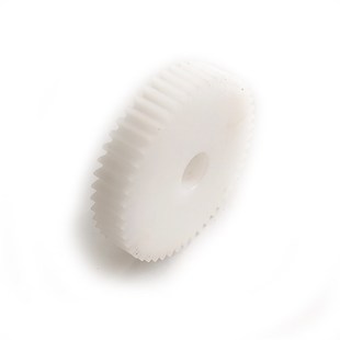 pom0.5模10齿 160T塑胶圆柱直齿轮齿条马达传动大全0.5m塑料齿轮A