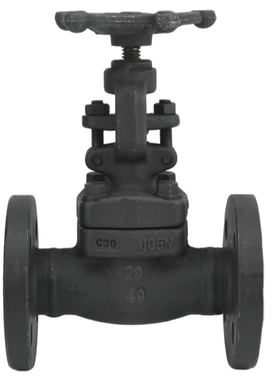 J41H-40C蒸汽导热油A105锻钢高温高压法兰截止阀DN20 25 32 40 50