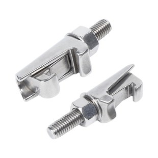 勾头管夹 ISO法兰螺栓 M12 C型钩型螺栓 M10 ISO勾型卡钳