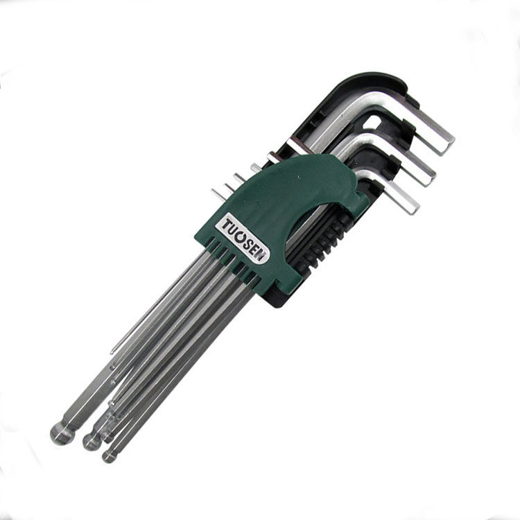 内六角扳手 内六角 球头内六角扳手 扳手 梅花六角 9件 套 加长