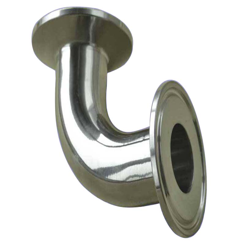 316L不锈钢卫生级卡盘弯头 快装90度 内外镜面卡箍式弯管弯头