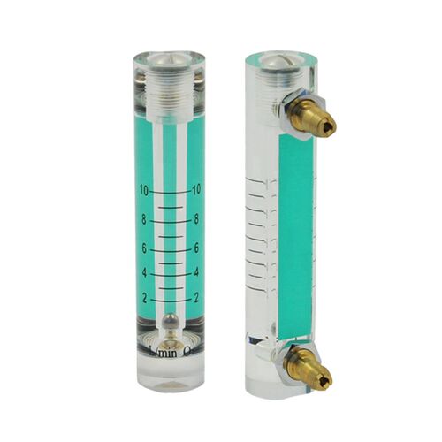 臭氧流量计氧吧90度安装3L5L10L15L25L制氧机不锈钢浮子流量计