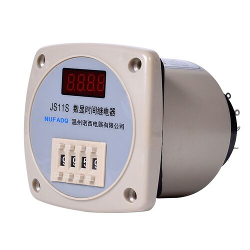 JS11S数显时间继电器 999S 99.9s AC220V380V 通电延时9999H 999M