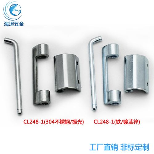 海坦CL248-1工业设备不锈钢可脱卸折弯承铁重合页折页配电柜铰链