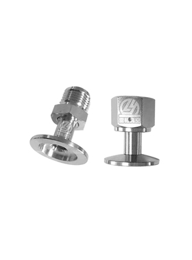 雷杨 KF法兰转VCR接头  KF16 25转VCR1/4 1/2 内丝接头/外丝接头