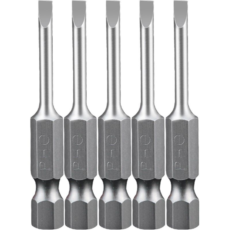 6.35mm一字螺丝刀头电动螺丝刀头手电钻披头磁性气动风批咀起子头