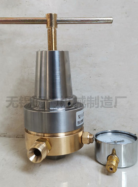 黄铜钢厂专用阀 YQJ-16火焰切割氧减压阀 QJQ-1/YQJ-6氧气减压器