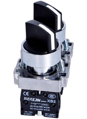 xb2-bd212533选择按钮旋钮自锁复位开关22mm三档多挡位zb2-be101c