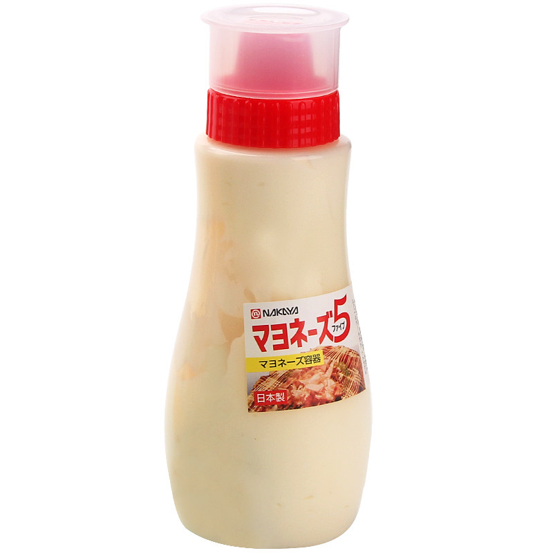 日本进口多孔沙拉瓶番茄酱挤酱瓶色拉奶酪调味罐果酱挤压瓶油壶