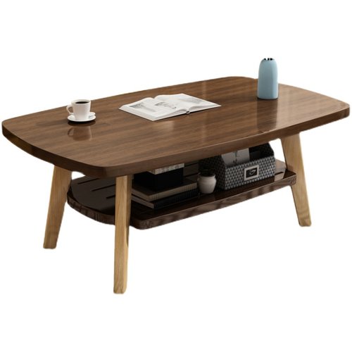 简易实木茶几桌子客厅家用小户型沙发边几轻奢角几现代简约小圆桌