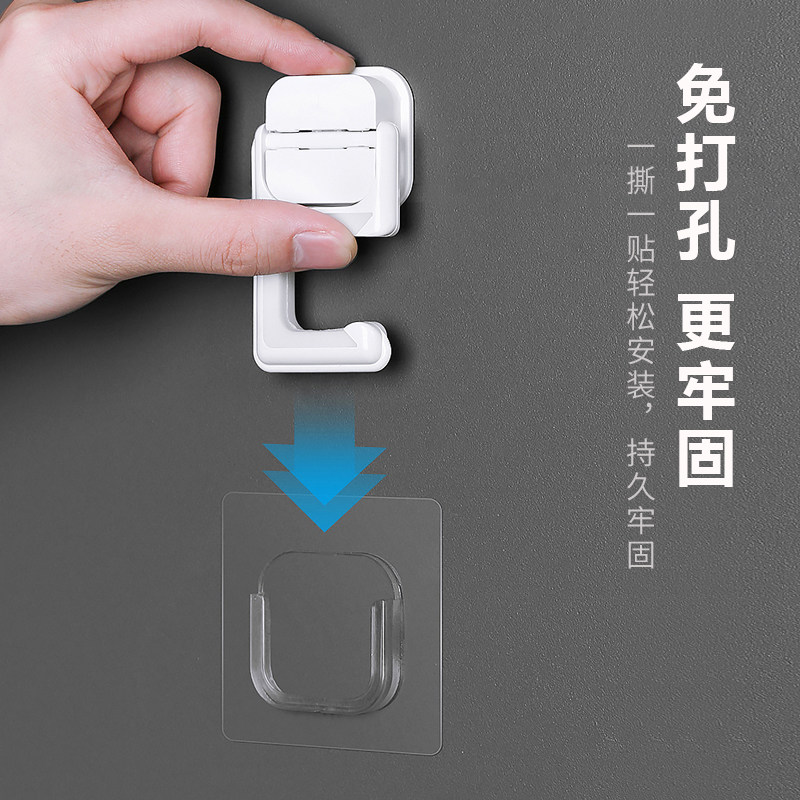 韩国dehub拖把挂钩强力吸盘粘钩免打孔挂架扫帚拖布收纳卡扣挂夹