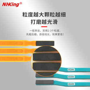 纤维小油石条精磨树脂金刚石牙刷型油石条玉石打磨抛光研磨工具