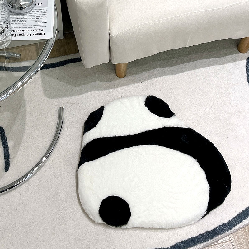 熊猫沙发靠枕牀头抱枕可爱大靠背办公室2023新款靠垫玩偶坐垫屁垫